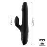 Squidy Vibrador Función de Movimiento Up and Down y Bolas Rotadoras USB Silicona