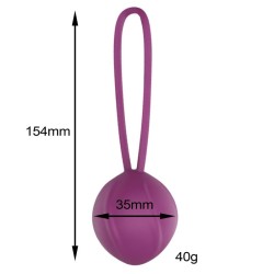 Leigh Bola Kegel Silicona Púrpura