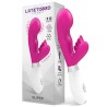 Sliper Vibrador Conejito Silicona Rosa