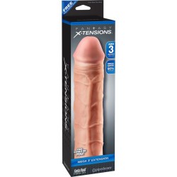 Fantasy X-tensions  Mega 7,6 cm Extensión de Pene - Color natural