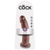 King Cock Pene de 9 - Color Marrón