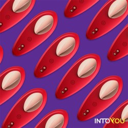 Vibrador de Braguita con APP Silicona Rojo