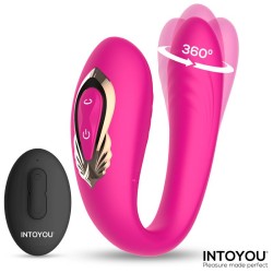 Lanty Vibrador para Parejas con Oscilación 360º y Control Remoto