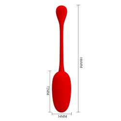 Knucker Huevo Vibrador Rojo