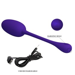 Knucker Huevo Vibrador Púrpura