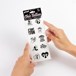 Set de 10 Tattoos Temporales Kinky Collection