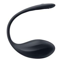 Ribbed Petal con Satisfyer Connect APP Negro