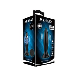 Mr. Play Vibrating Anal Plug USB Silicone Clave 50