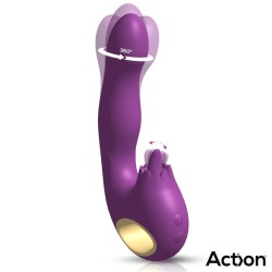 Toka Vibrador con Oscilación 360º y Lengua Estimuladora