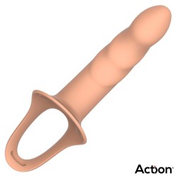 Arnés Strap-On con Dildo Hueco Silicona Premium Talla S