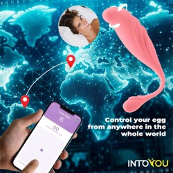 Huevo Vibrador con Movimiento Waving con APP USB