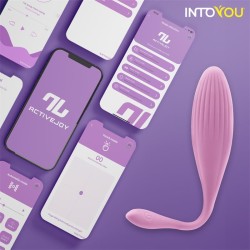 Huevo Vibrador con Bolas Internas con Rotación y APP USB