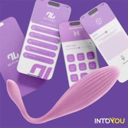 Huevo Vibrador con Bolas Internas con Rotación y APP USB