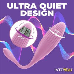 Huevo Vibrador con Bolas Internas con Rotación y APP USB