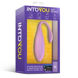 Huevo Vibrador con Bolas Internas con Rotación y APP USB