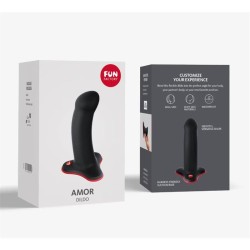 Amor Dildo Black/Red