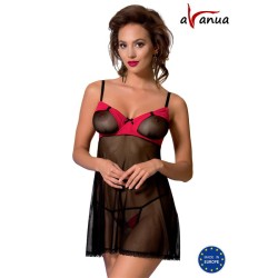 VALENTIN Chemise Negro/Rojo