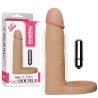 Dildo The Ultra Soft Double con Vibración 5.8 Natural