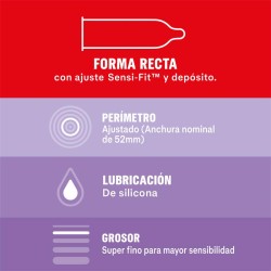 Preservatviso Sensitivo Contacto Total 12ud