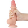 Dildo Dual Layer Piel Deslizante 7.5