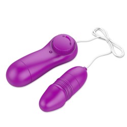 Laary Huevo Vibrador Multi Velocidad Control Remoto Púrpur