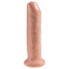 King Cock Dildo Realista con Glande Retractil Color Natural 7