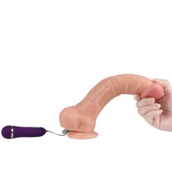 Vibrador Realista Control Remoto Apolo 24.5 cm