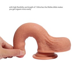 Dildo Silicona Doble Densidad Azazel 18 cm