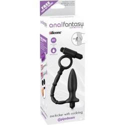 Anal Fantasy Collection  Ass-Kicker with Cockring - Color Negro