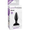 Plug Anal Mini Silicona - Color Negro