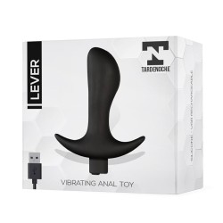 Lever Plug Anal con Vibración USB Silicona