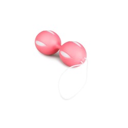 Bolas Kegel Wiggle Duo Rosa y Blanco