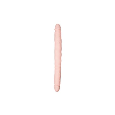 Dildo Doble Flexible Silicona Natural 40 cm