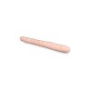 Dildo Doble Flexible Silicona Natural 40 cm