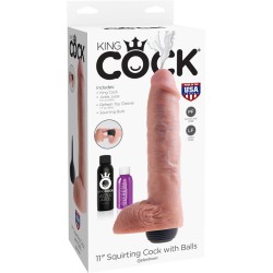 Pene Eyaculador con Testículos 11 - Color Natural