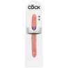 King Cock Pene Doble de 12 - Color Natural